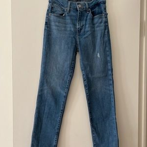 Levi’s Premium 724 High Rise Straight Crop 26